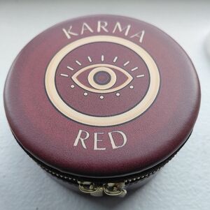 Karma Red Jewelry Travel Case- Maroon Eye Design